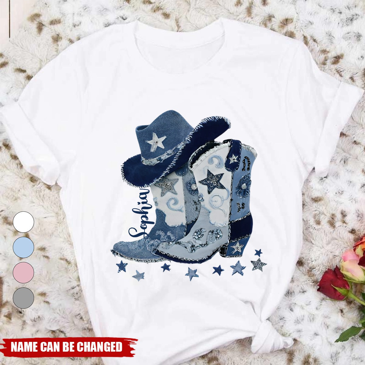 Cowgirl Boots - Personalized Cowgirl T-shirt