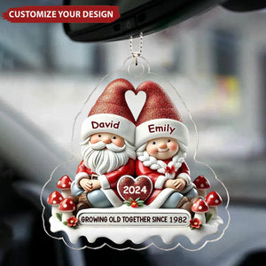 Couple Personalized Car Ornament - Perfect Gift For Couple