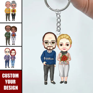 Annoying Each Other For A Lifetime - Couple Personalized Keychain