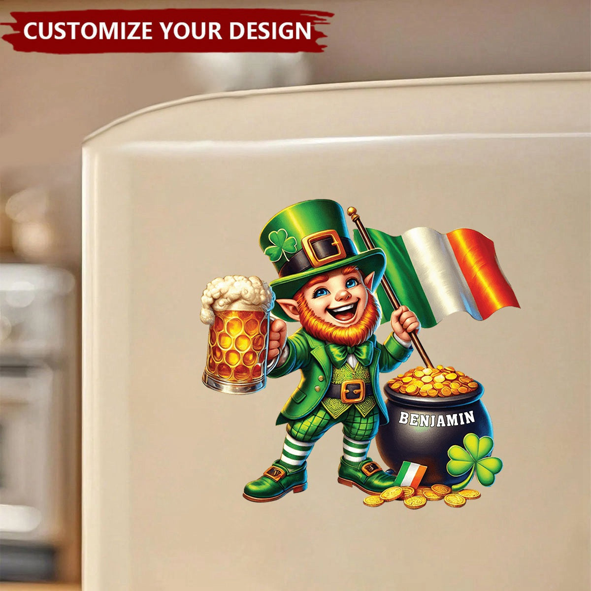 Lucky Patrick's Day - Personalized Decor Decal
