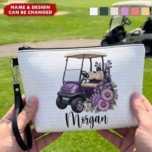 Custom Name, Girls Golf, Golf Pouch, Gift For Golf Lover, Golf Player - Personalized Bag