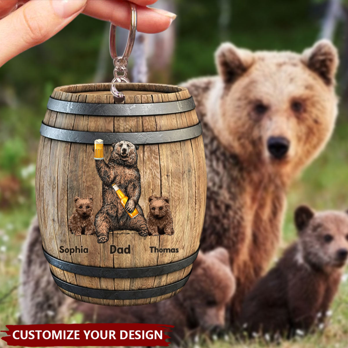 It's Not A Dad Bob - Personalized Acrylic Keychain