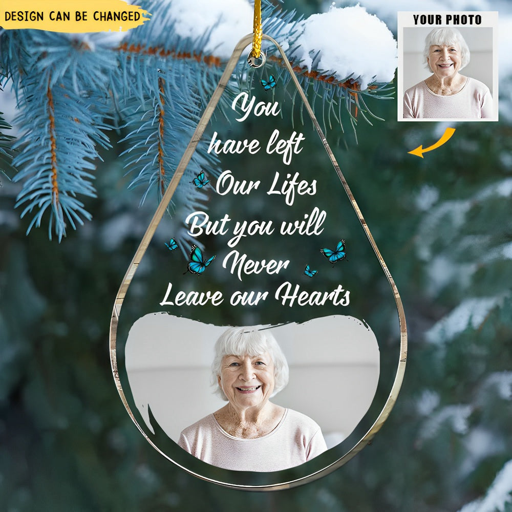 Memories Too Beautiful To Forget - Personalized Photo Ornament