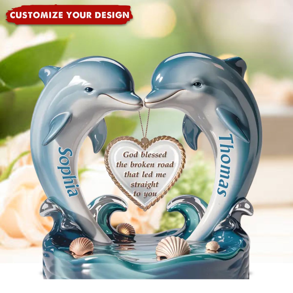 From One Heart To Another, Always - Couple Personalized Acrylic Plaque