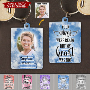 Customizable Memorial Keychain - Personalized Gifts