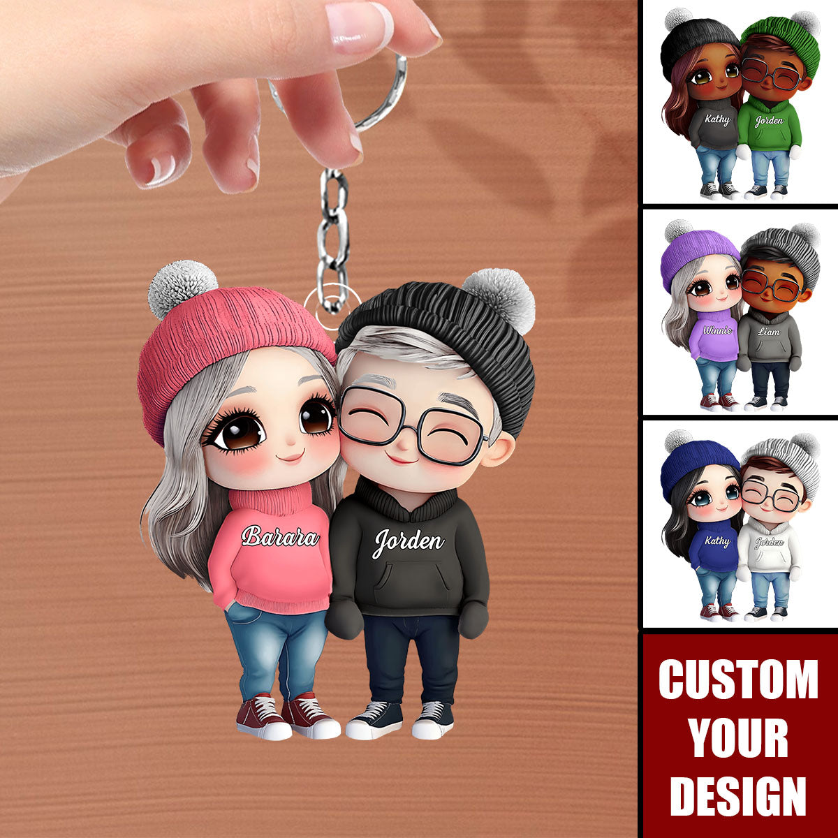 It's You & Me - Personalized Acrylic Keychain