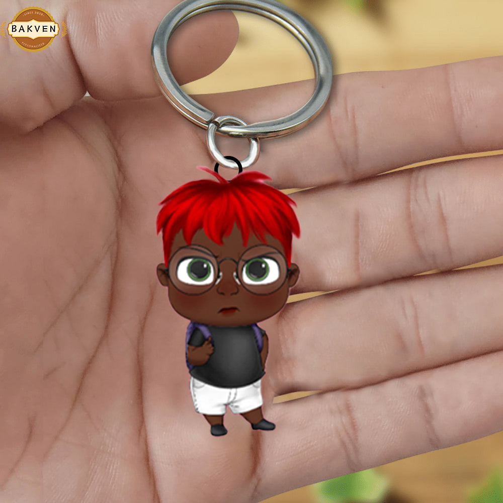Cute Kids - Personalized Keychain