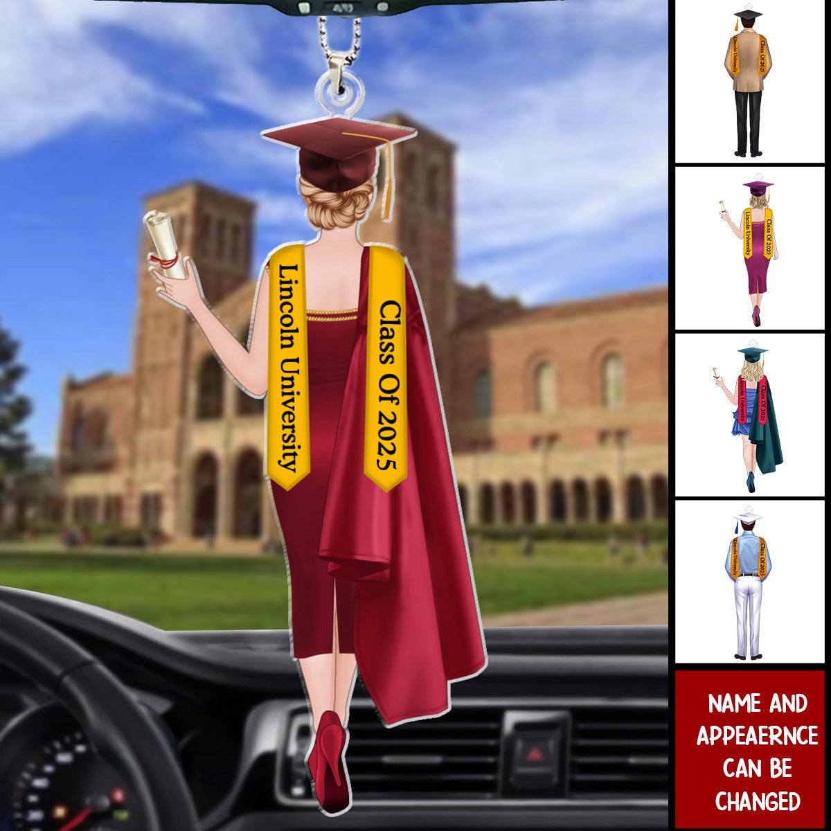 Congrats Boys & Girls Graduation - Personalized Acrylic Ornament