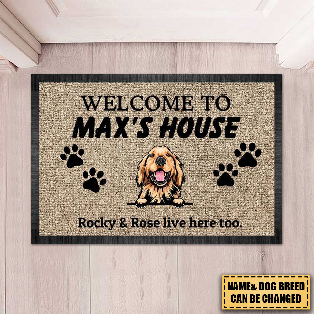 Welcome To Dog House Dog Doormat K228 HN590