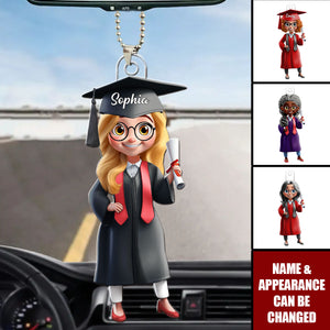 Graduation Girls - Personalized Acrylic Ornament - Graduation Gift For She