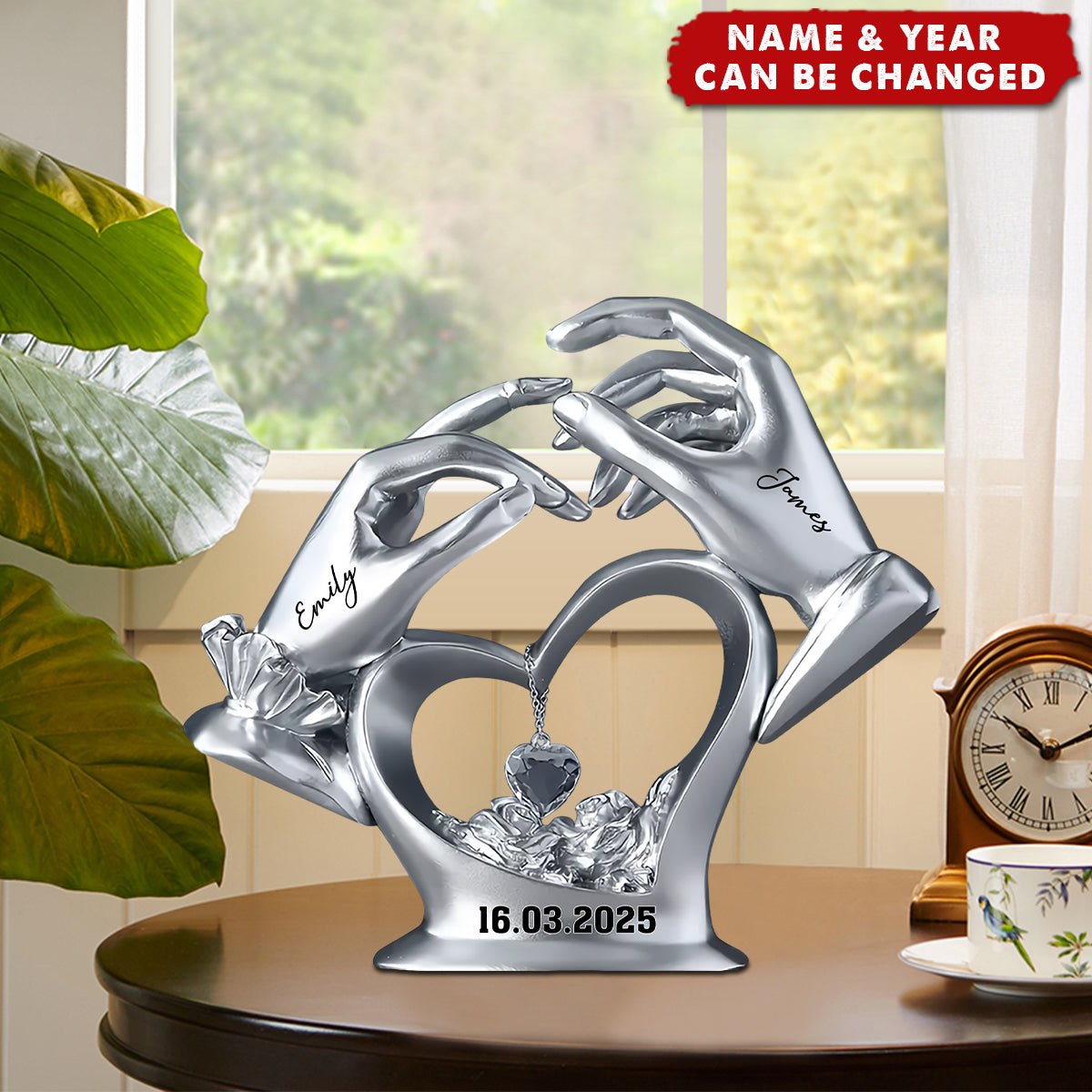 Anniversary Gifts For Couple - Personalized Custom Shaped Acrylic Plaque