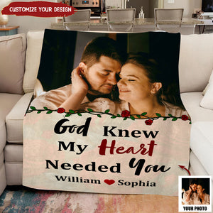 Drive Safe - I Need You Here With Me - Personalized Blanket - Gift For Couple
