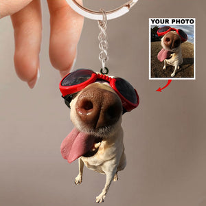 Personalized Keychain -  Gift For Dog Lover - Custom Your Photo Keychain