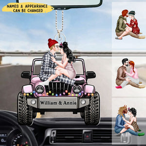 Off-Road Car Couples Stay Together- Personalized Ornament