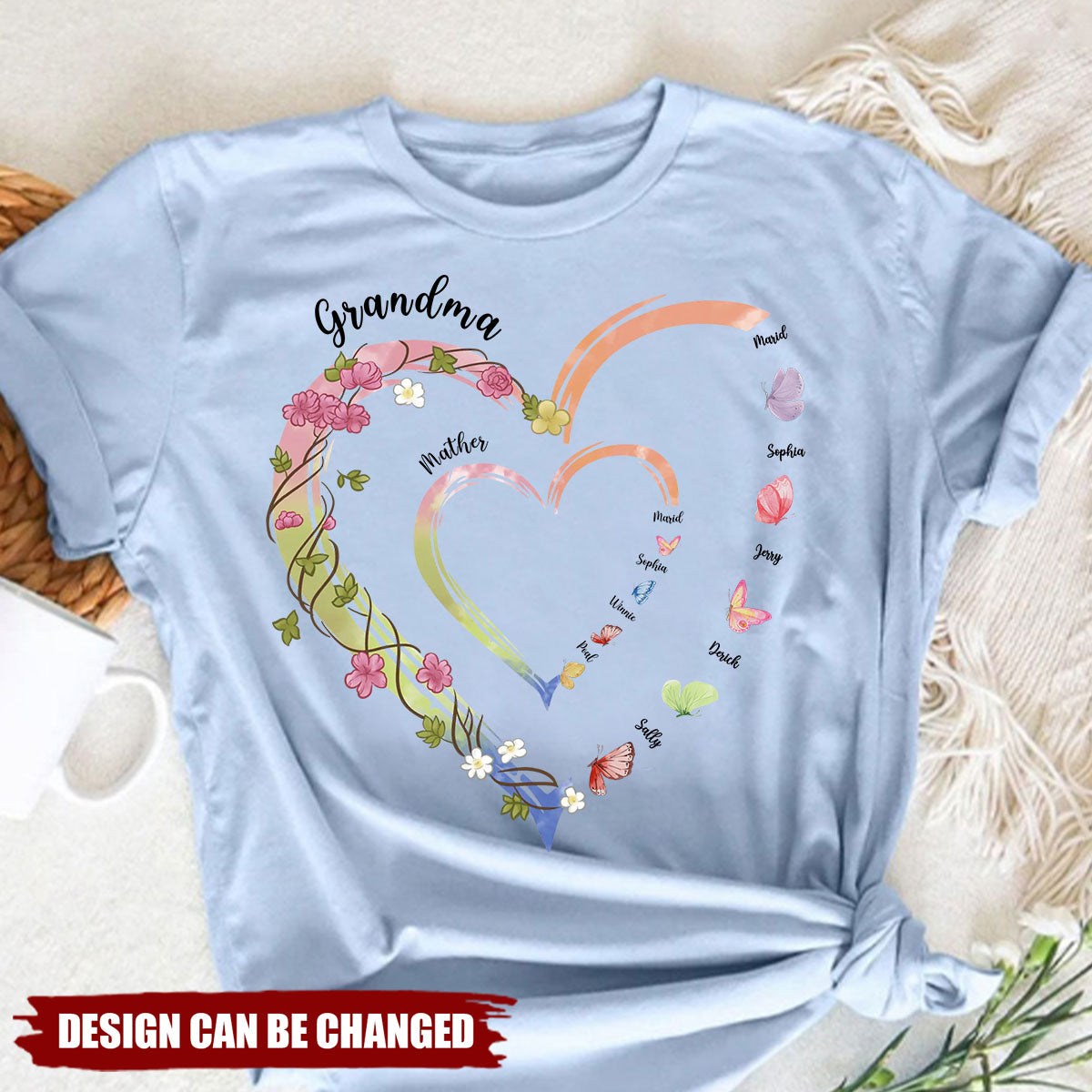 Family Is Where Love Is Endless - Family Personalized Custom Unisex T-shirt - Gift For Mom, Grandma