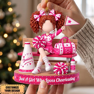 Personalized Cheerleader Gifts, Custom Cheer Ornaments, Appreciation Gifts For Cheer Coaches And Teams