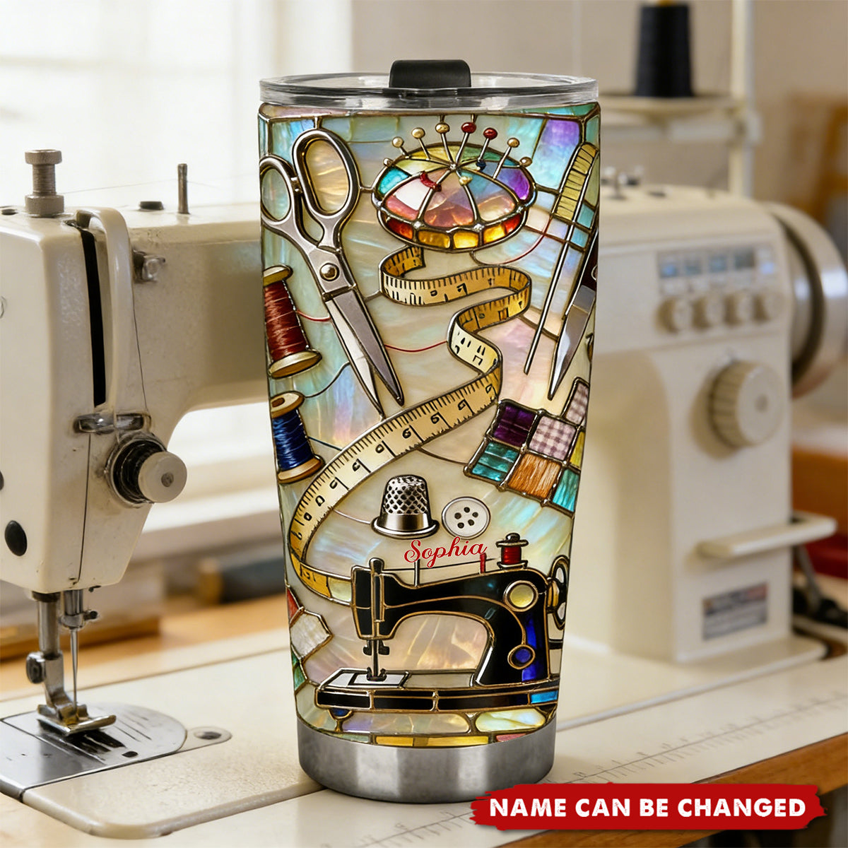 Love Sewing - Personalized Sewing Tumbler