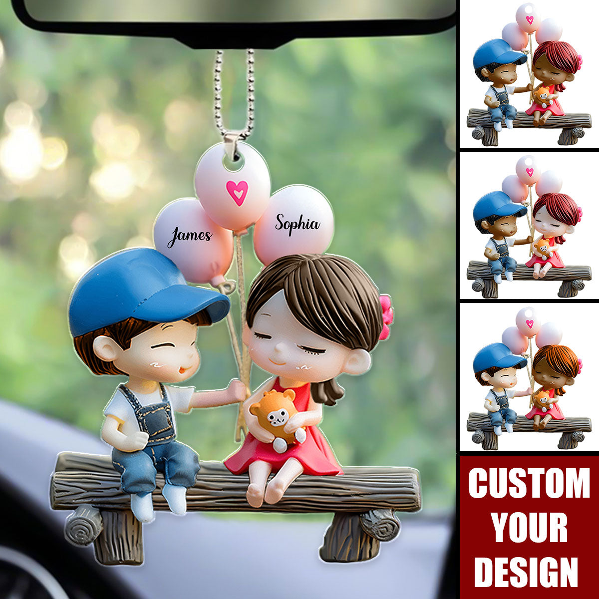 Together Forever - Personalized Couple Ornament