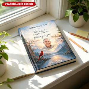 Personalized Letters To My Loved One Memorial Journal - Custom Photo Grief Keepsake Notebook