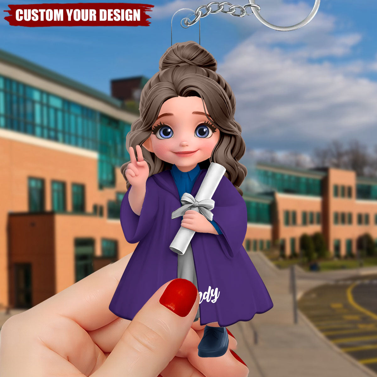 Graduation Class 2025 - Personalized Graduation Keychain