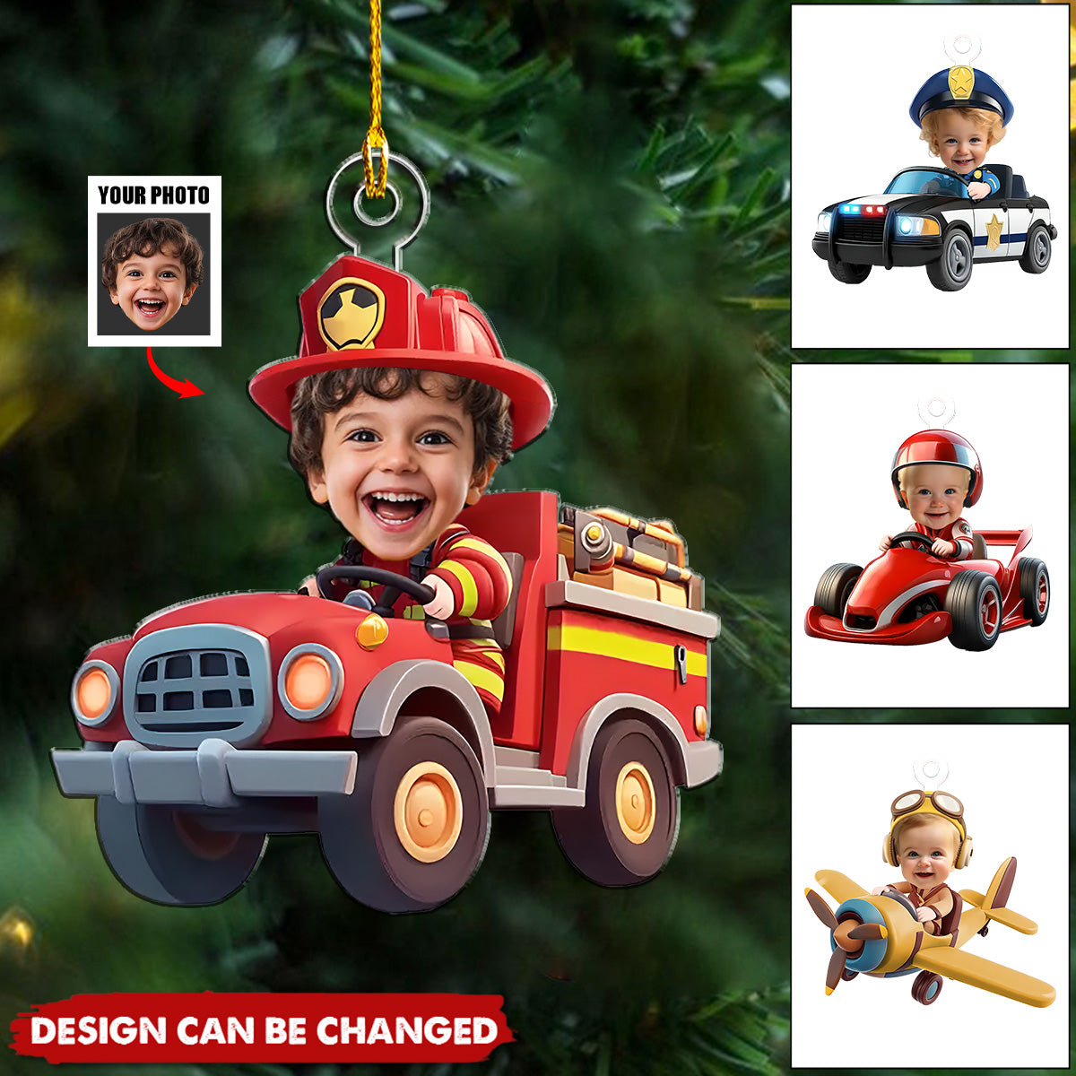 Professional Construction Truck Driver Ornament - Gift For Kids