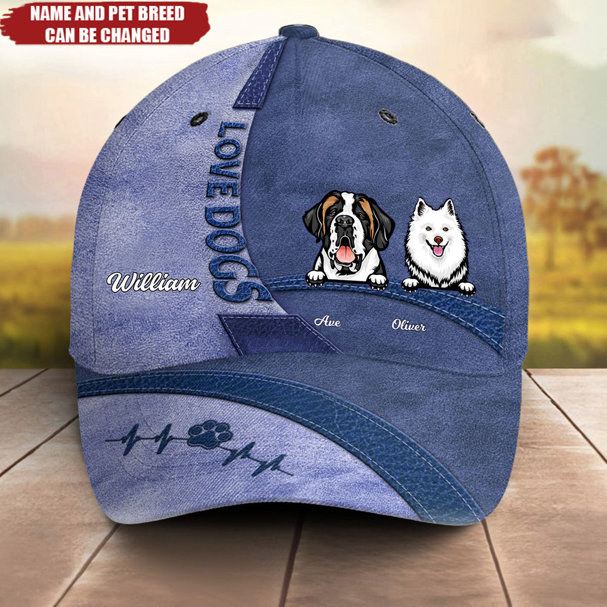 Life Is Better With Dogs - Dog Personalized Custom Hat, All Over Print Classic Cap - Gift For Pet Owners, Pet Lovers