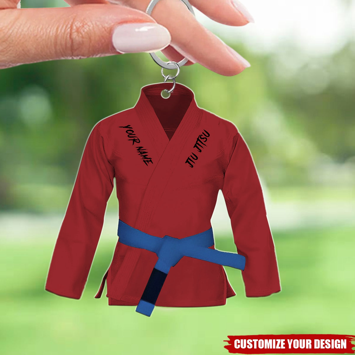 Personalized Jiu Jitsu Keychain, Men Women Team Jiu Jitsu, Brazilian Jiu Jitsu Keychain