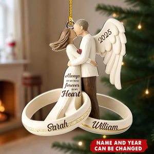 Always On My Mind - Personalized Christmas Acrylic Ornament