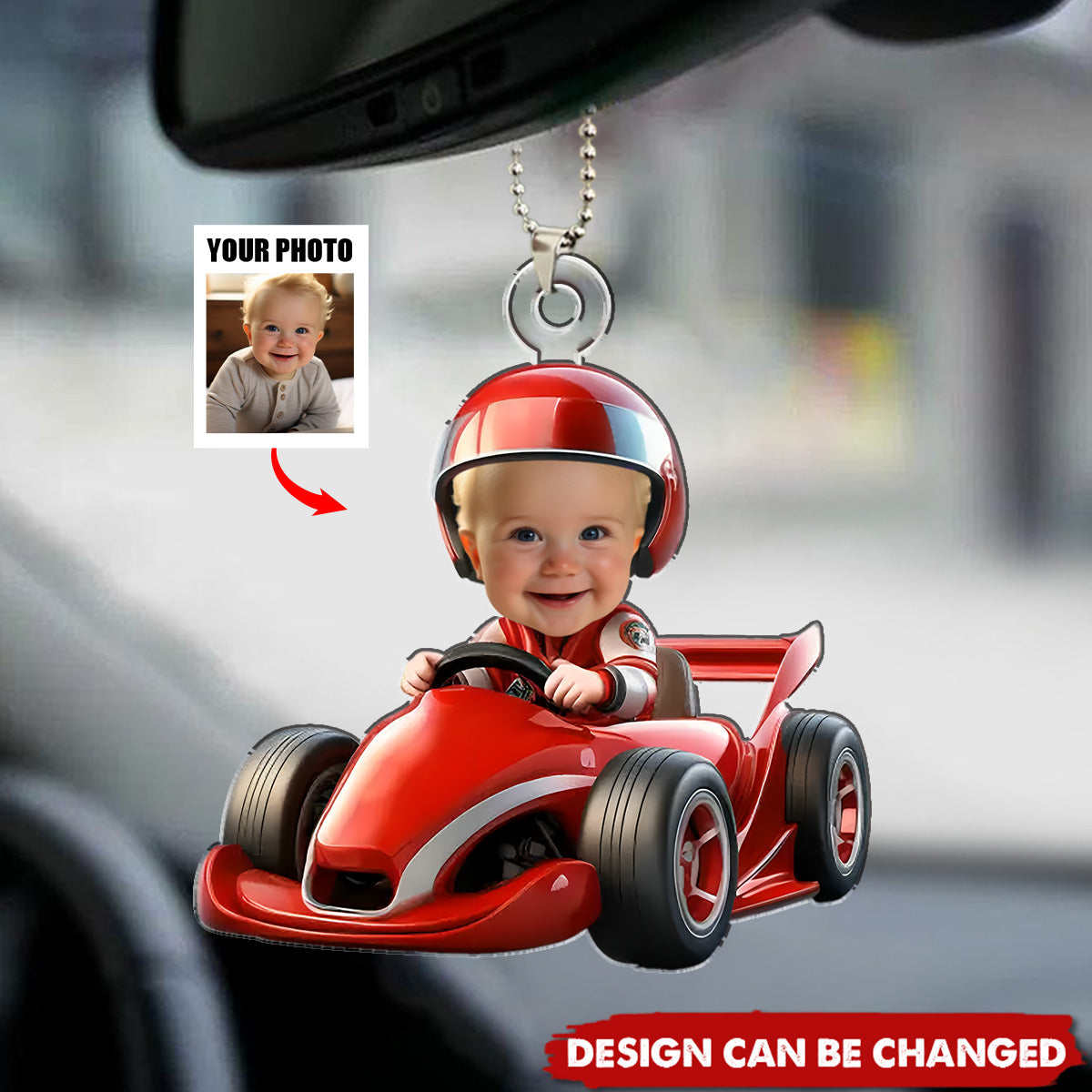 Professional Construction Truck Driver Car Ornament - Gift For Kids