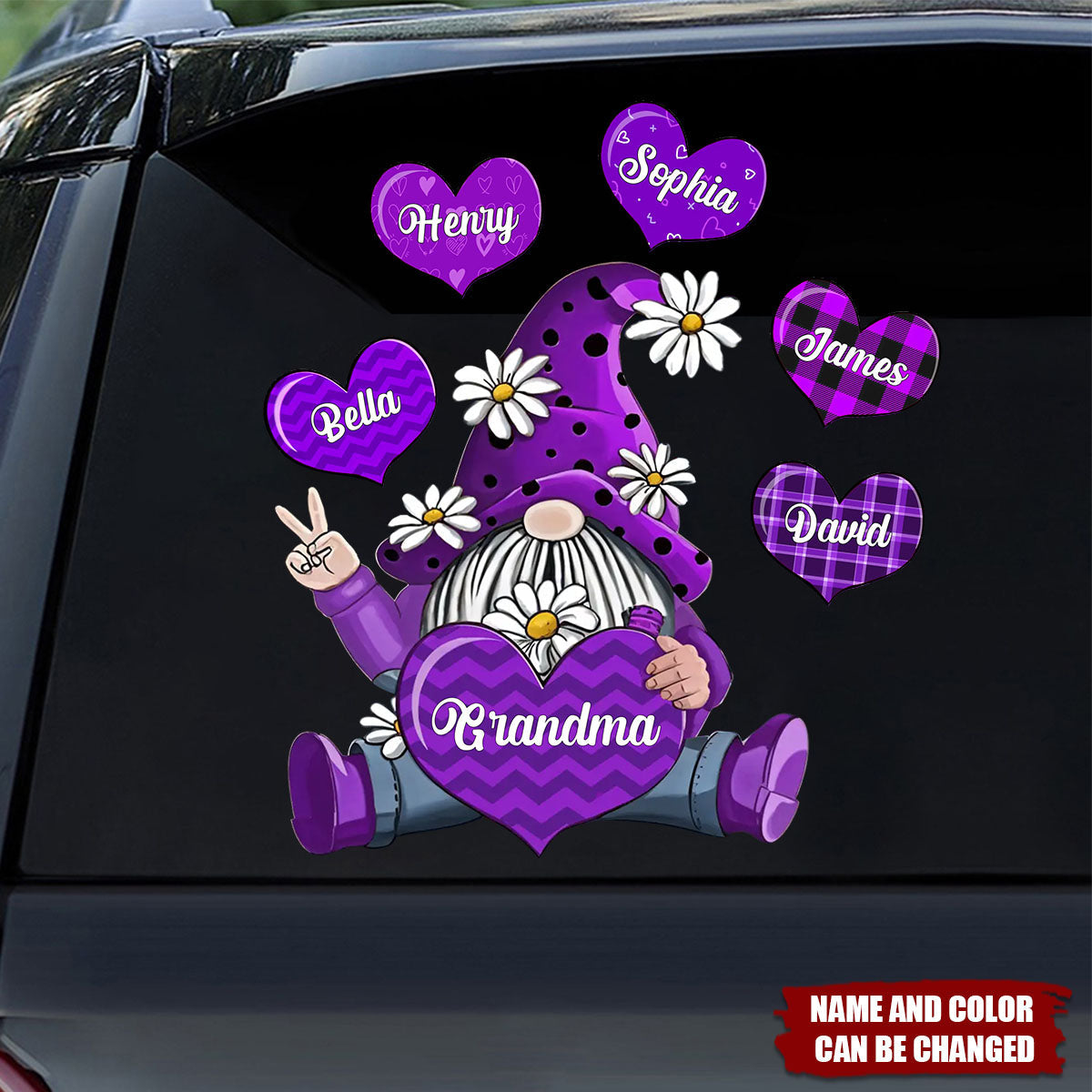 Personalized Grandma Mom Dwarf Decal - Gift Idea For Grandma/Mother's Day
