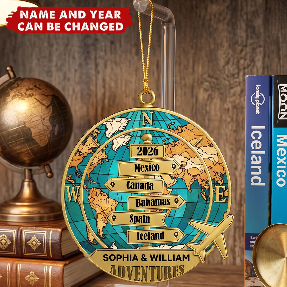 Destination Of All Year - Personalized Acrylic Ornament