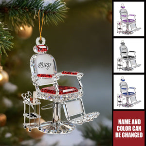 Barber Chair - Personalized Christmas Acrylic Ornament