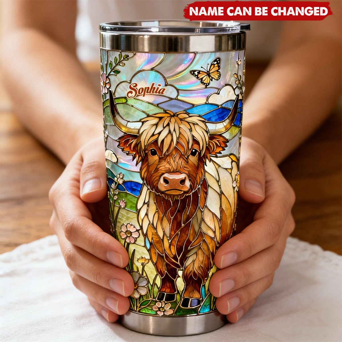 Love Highland Cows - Personalized Highland Cow Tumbler