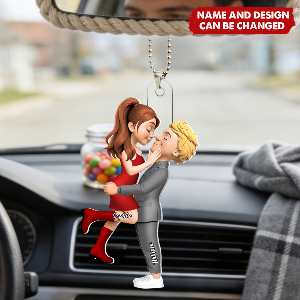 Annoying Each Other Since - Personalized Car Hanger, Gift for Couple