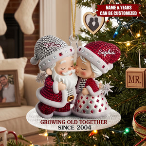 Custom Acrylic Ornament - Personalized Anniversary Christmas Wedding Gifts