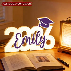 Class Of 2026 Graduation Personalized Light Box - Graduation Gift
