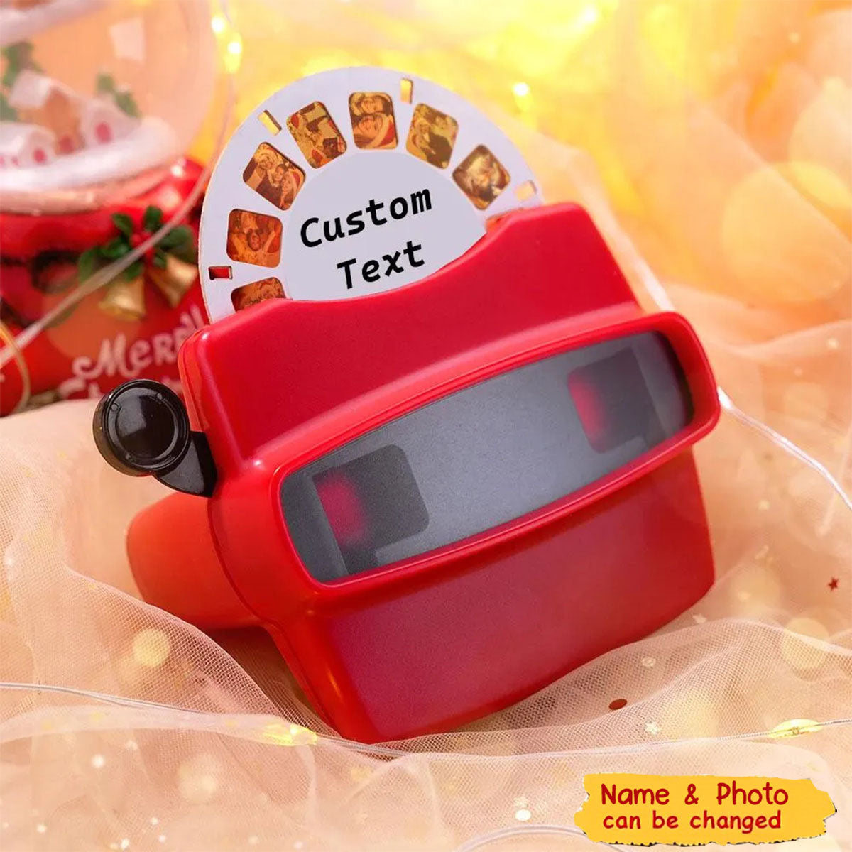 Custom Viewmaster Viewfinder - Personalized Photo Gift For Friends, Family
