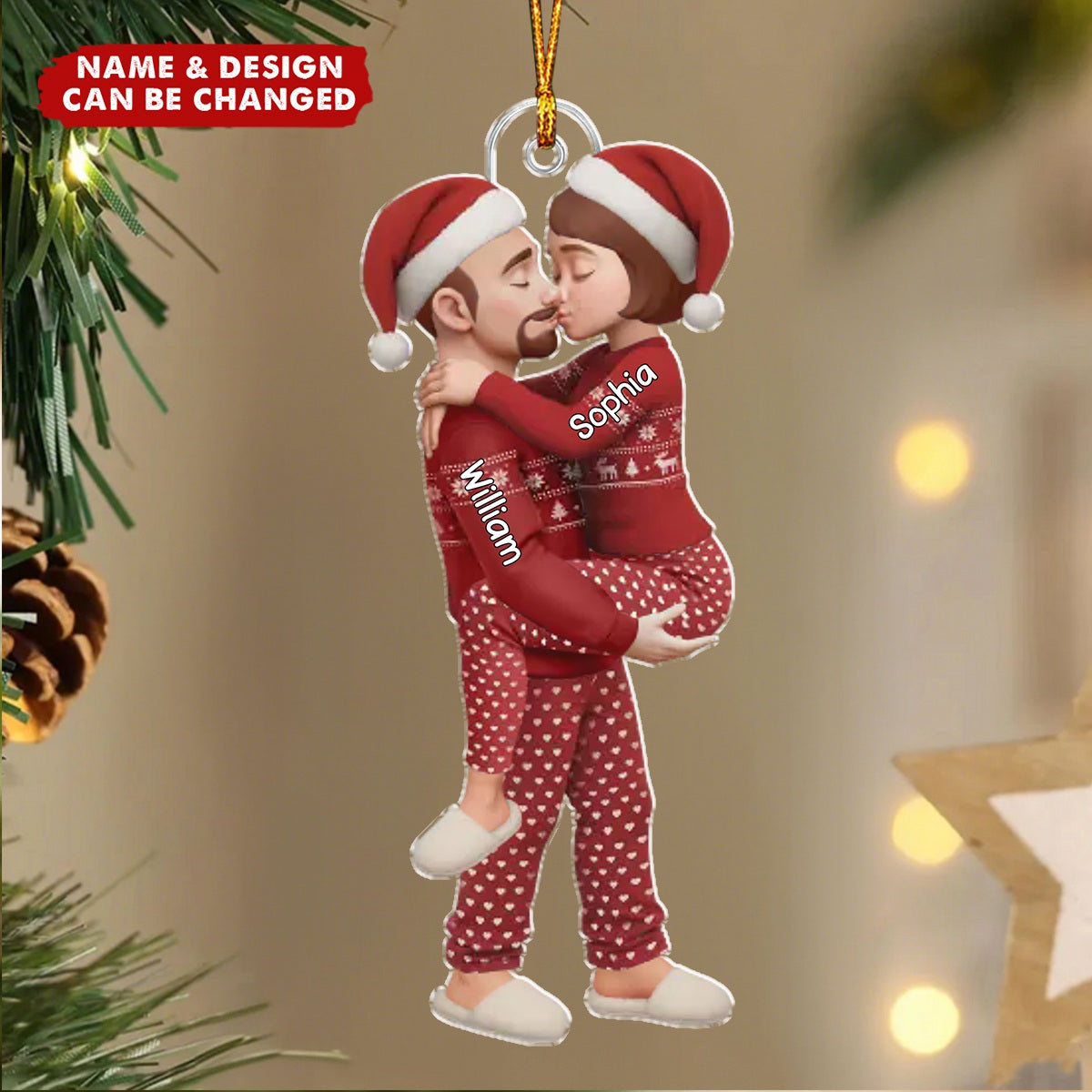 Christmas Gifts For Husband And Wife - Personalized Ornament