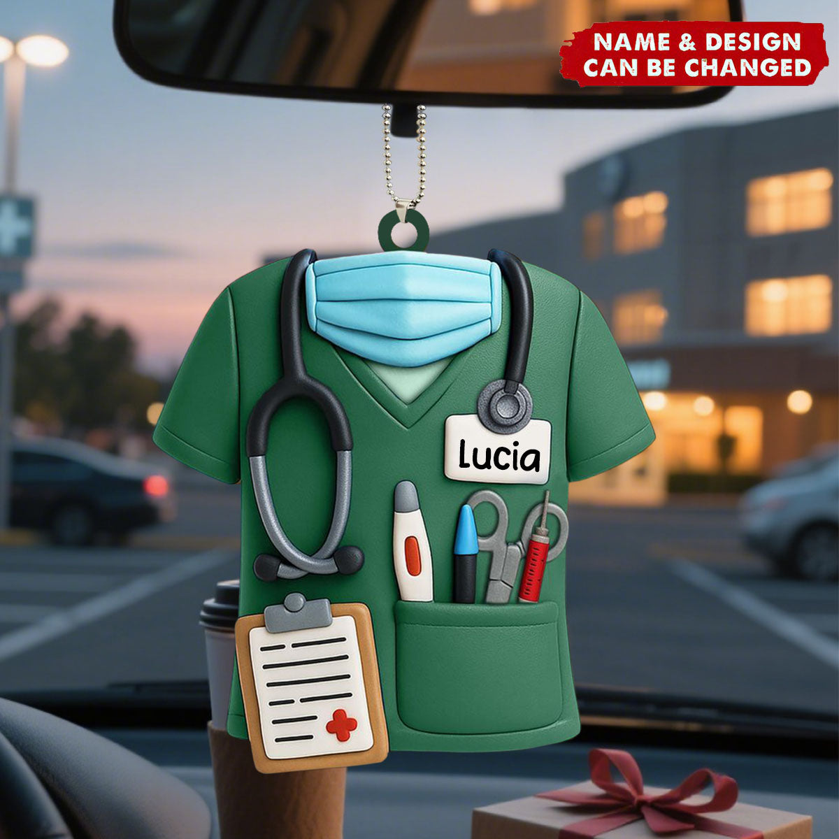Celebrate Your Favorite Nurse With This Nurse Ornament - Personalized Car Ornament
