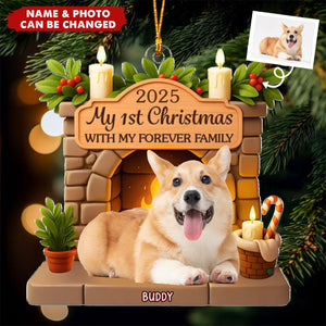 Christmas Acrylic Ornament - Personalized Christmas Birthday Gifts For Dog Lovers