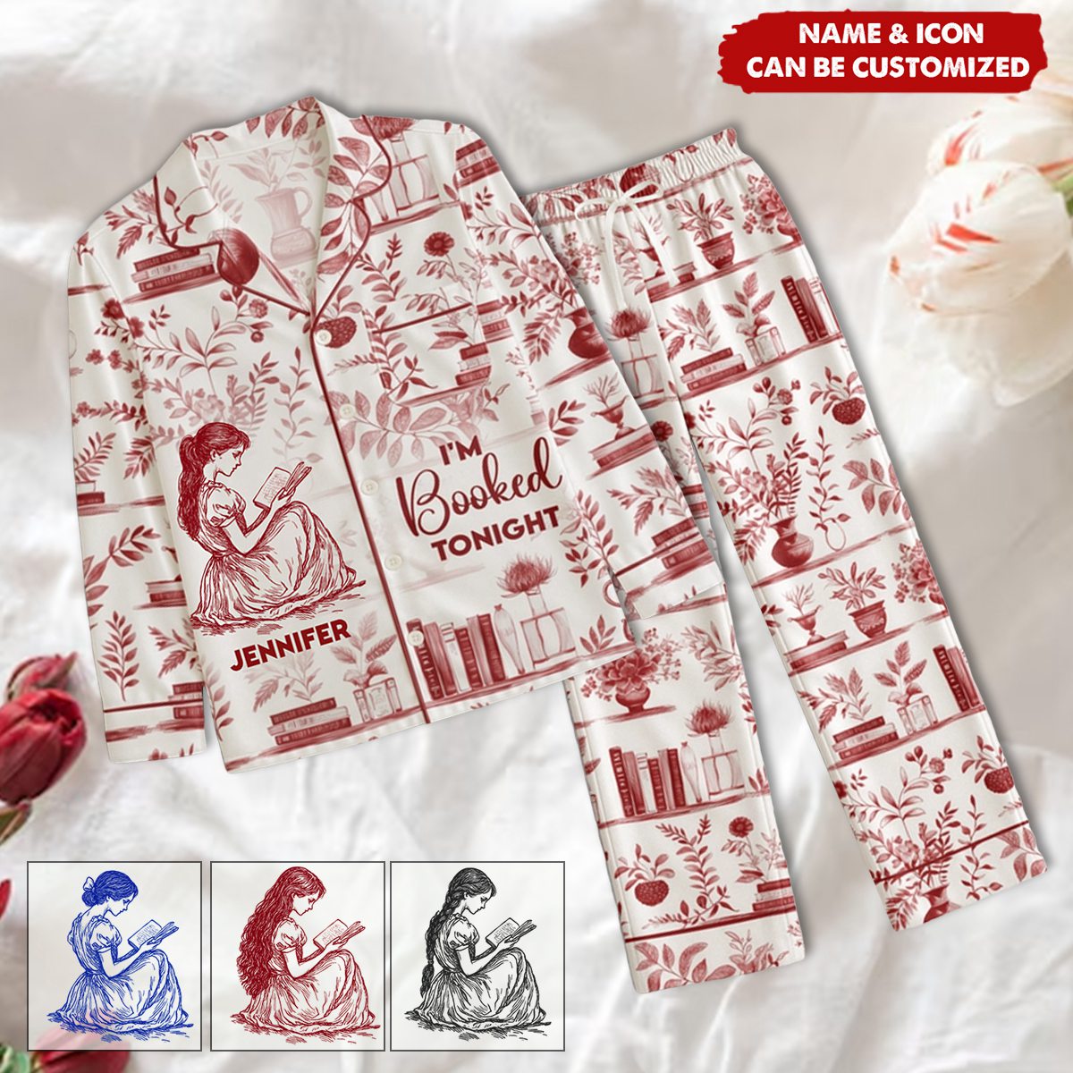 I'm Booked Tonight - Personalized Women's Pajamas Set