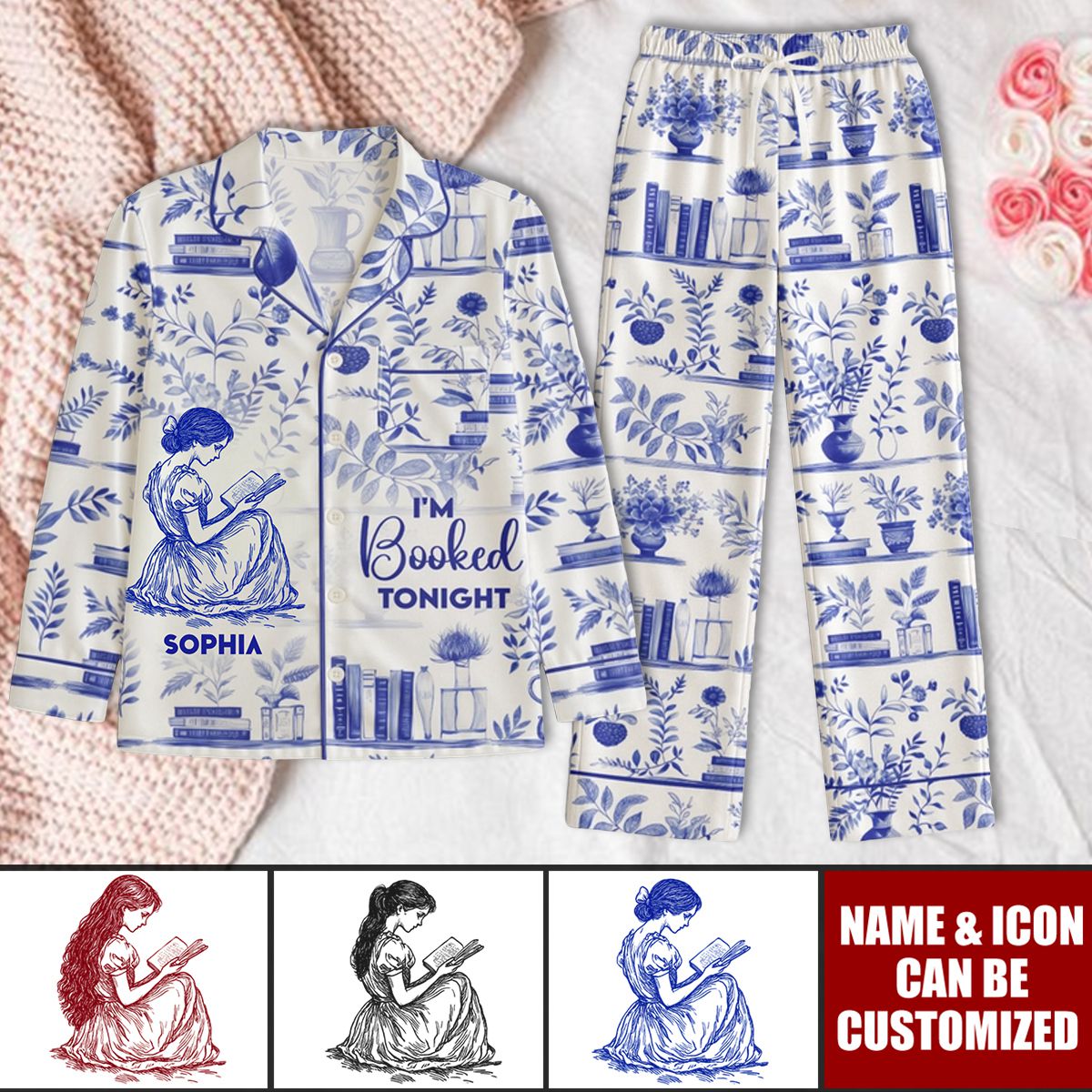 I'm Booked Tonight - Personalized Women's Pajamas Set