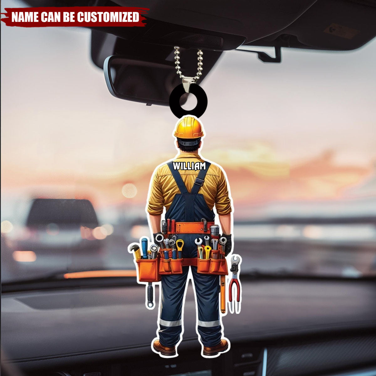 Elevator Maintenance Repair - Personalized Acrylic Car Hanging Ornament