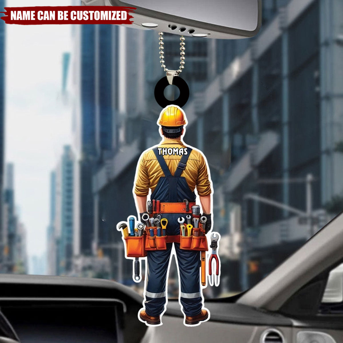 Elevator Maintenance Repair - Personalized Acrylic Car Hanging Ornament