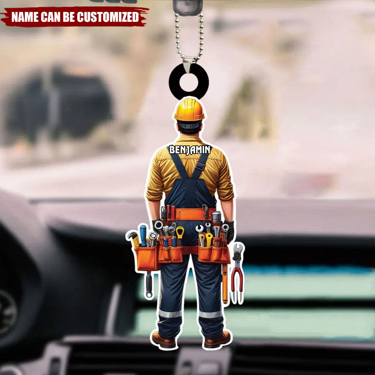 Elevator Maintenance Repair - Personalized Acrylic Car Hanging Ornament
