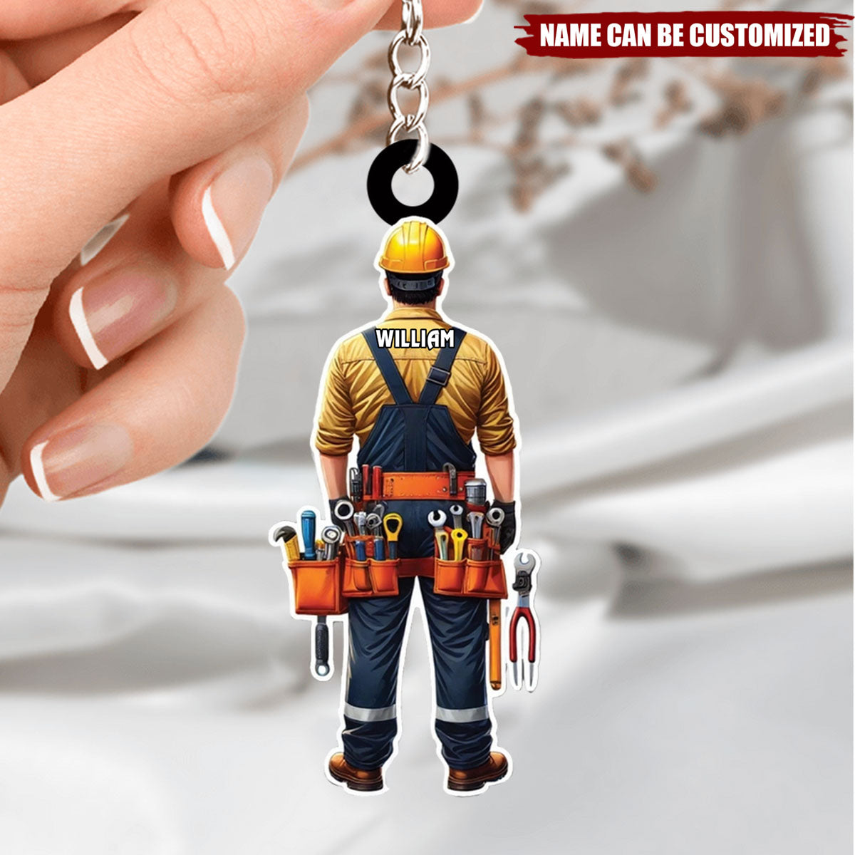Elevator Maintenance Repair - Personalized Acrylic Keychain