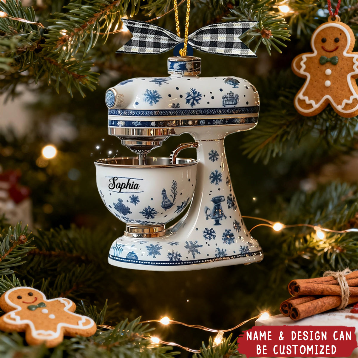 Baking Mixer - Personalized Acrylic Ornament, Christmas Gift For Bakers, Cooking Lovers