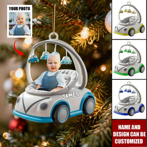 Custom Baby's First Christmas Ornament - Personalized Acrylic Ornament