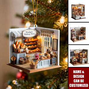 Bread Store - Personalized Bakery Acrylic Ornament, Christmas Gift For Bakers And Foodies