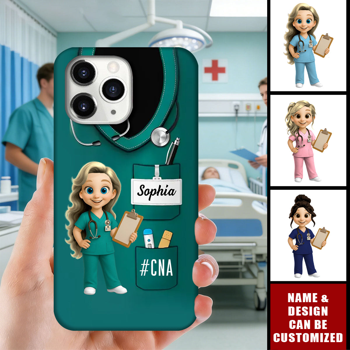 Things My Patients Said So I'll Never Forget - Personalized Nurse Phone Case, Gift For Nurses